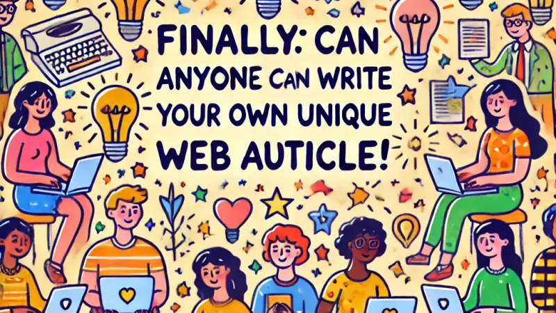 誰でもできる！自分らしいWeb記事を書こう