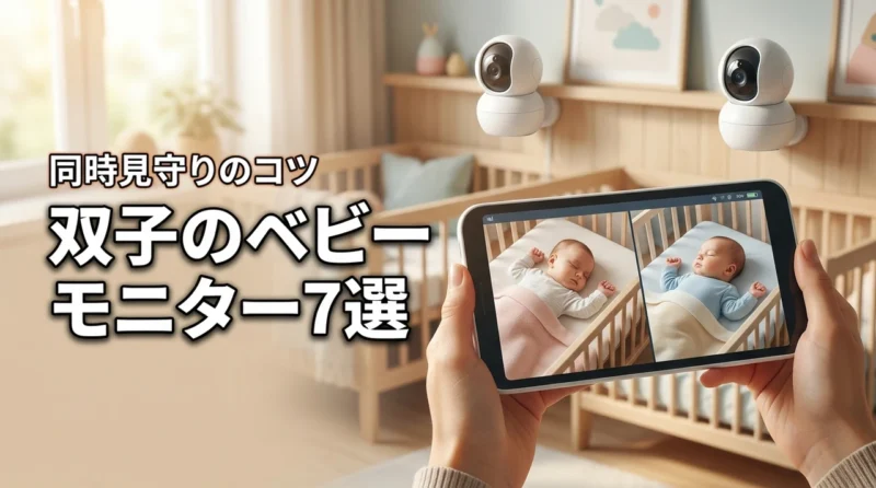 双子の育児に！ベビーモニターおすすめ7選と同時見守りのコツを解説
