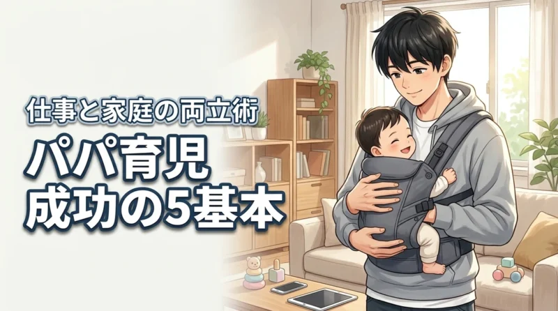 パパ育児を成功させる5つの基本！初心者でも仕事と家庭を両立する方法