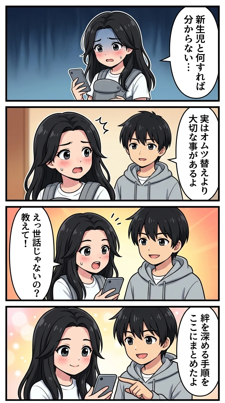 パパ 新生児 何する