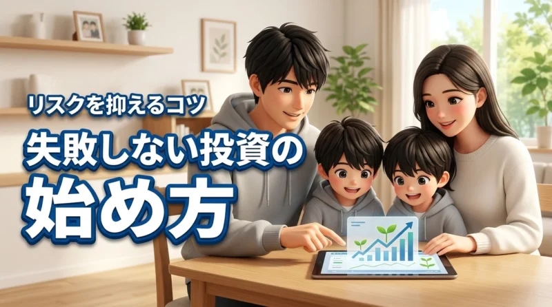投資に興味がある初心者が失敗しない始め方とは？リスクを抑えるコツを伝授