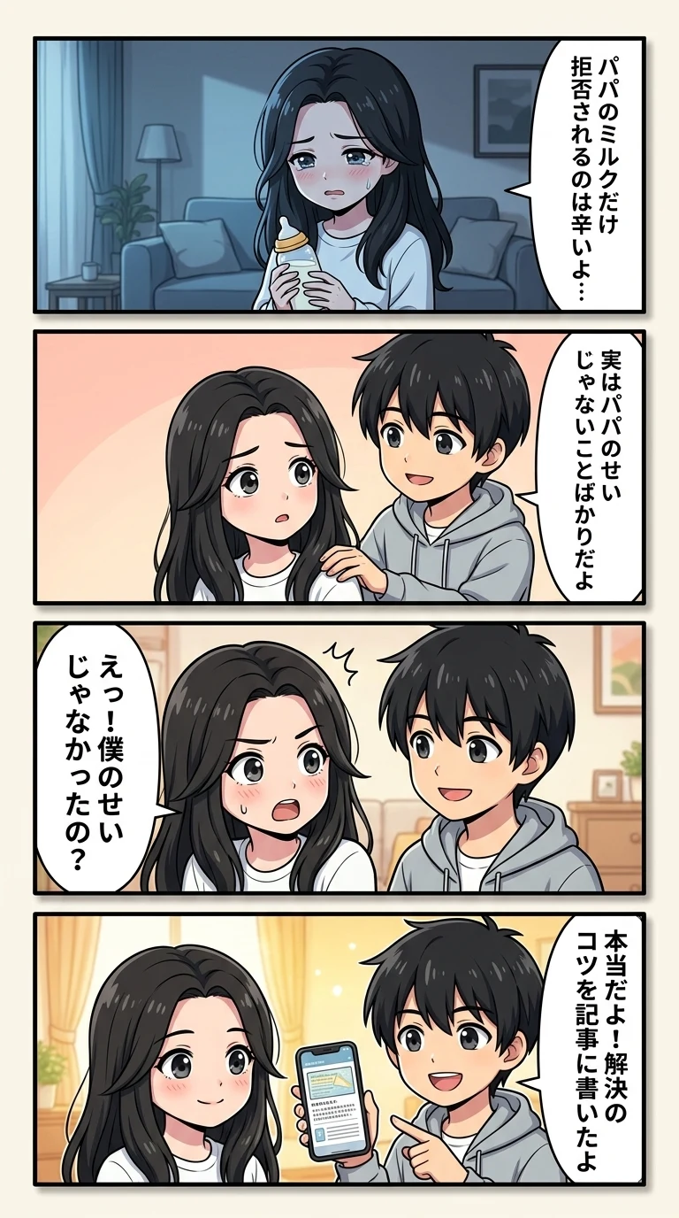 パパ ミルク