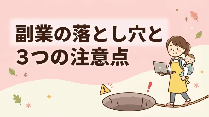 副業に伴うリスクと3つの注意点