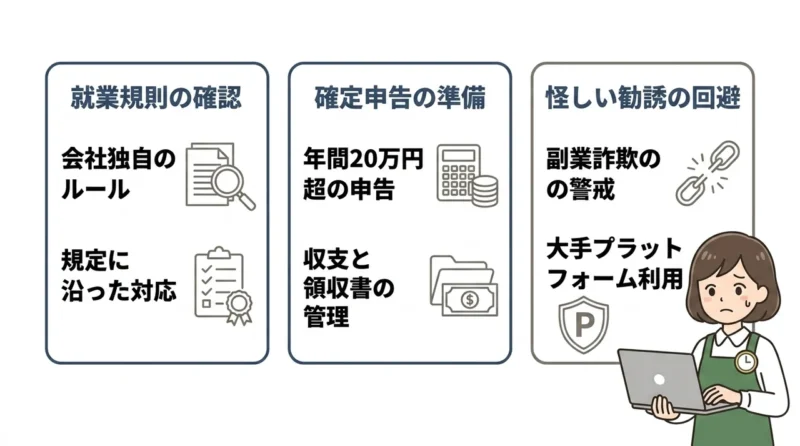 副業する時間がない人が注意すべきリスク