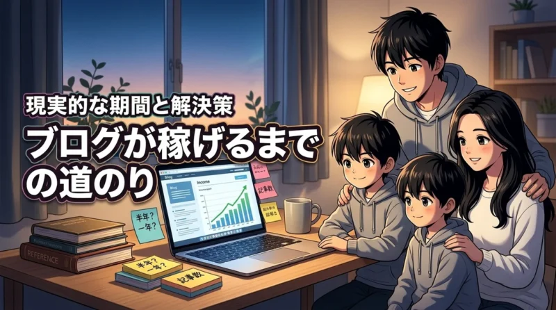 【ブログが稼げるまで】を乗り切る！挫折を防ぐ現実的な期間の見通しと解決策