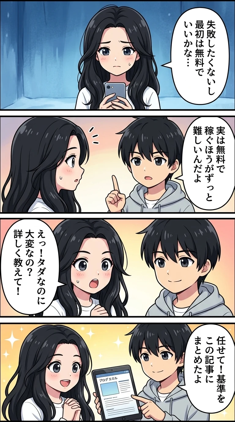 ブログ 有料 無料