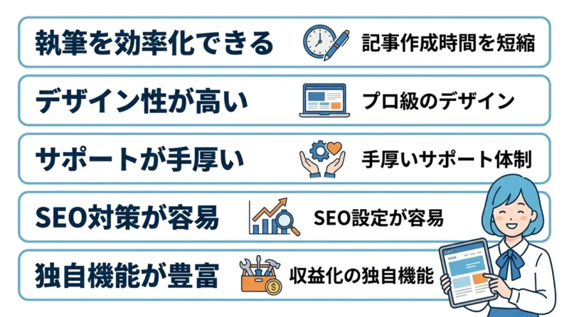 有料のWordpressテーマを使うメリット5つ