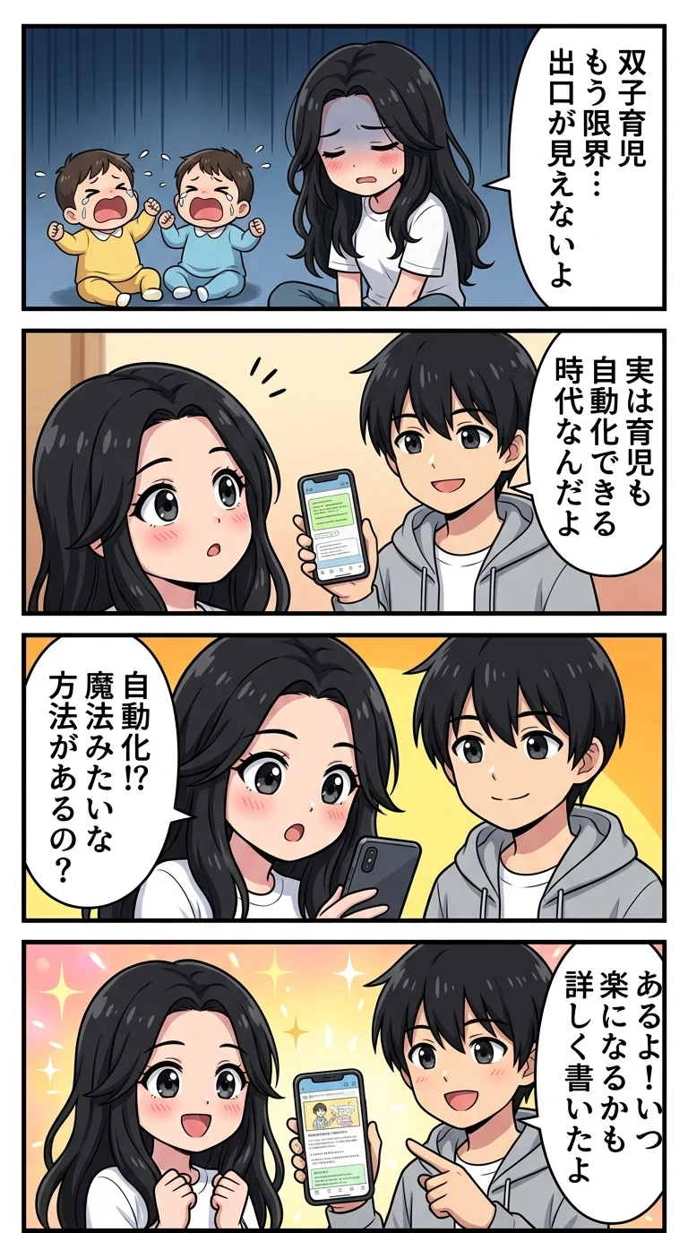 双子育児 限界