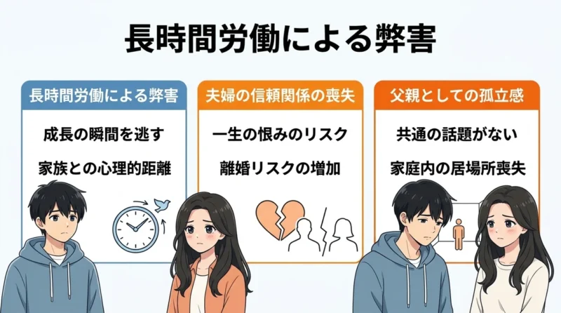 パパが育児参加しないデメリット3つ