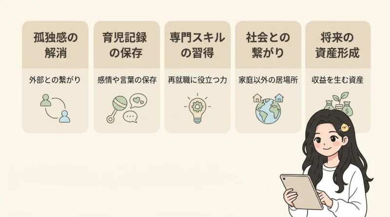 育児中にブログを始めるメリット5つ