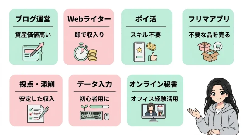 育児と両立できるおすすめの在宅副業7選