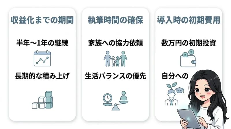 育児ブログ運営における唯一のデメリット3つ