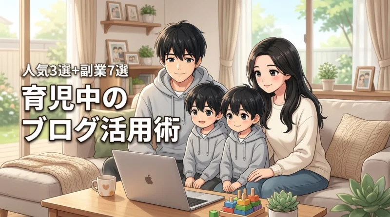 育児中におすすめのブログ活用術！人気サイト3選と在宅副業7選で生活を豊かに
