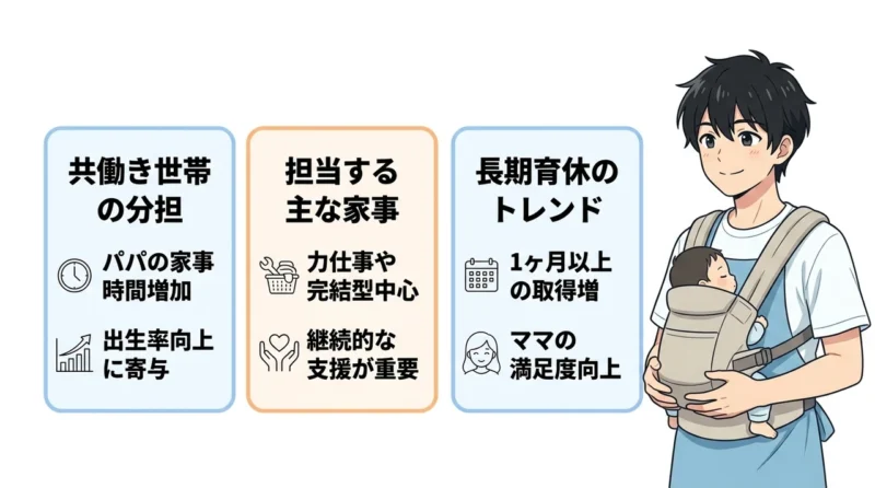 パパの家事育児の現状と分担の実態