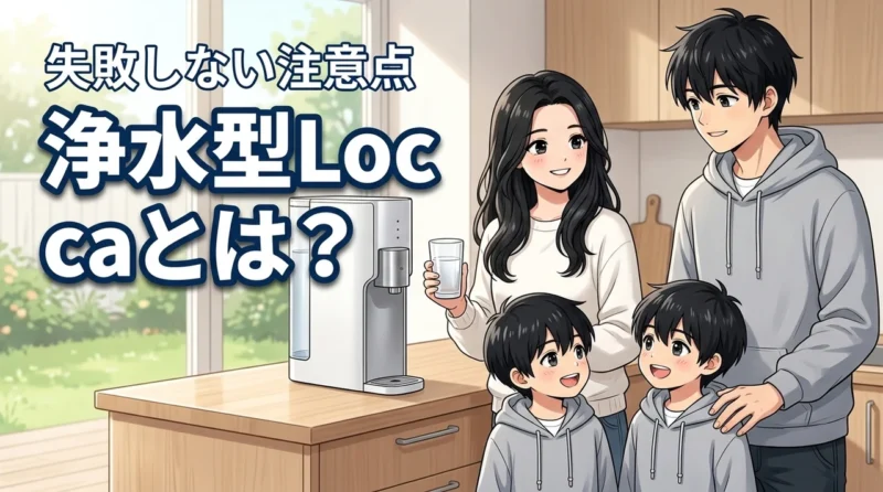 浄水型ウォーターサーバーLoccaとは？損したくない人が契約前に見るべき注意点