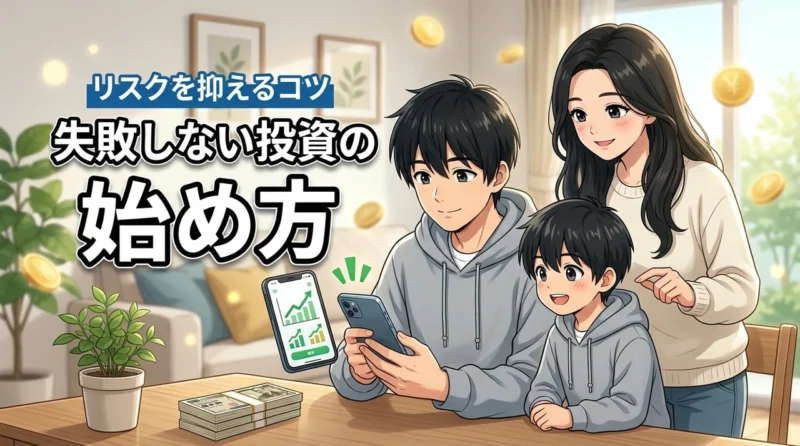 投資に興味がある初心者が失敗しない始め方とは？リスクを抑えるコツを伝授