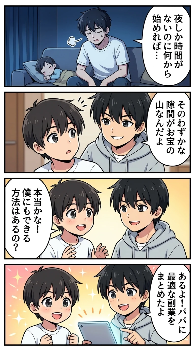 在宅 副業 パパ