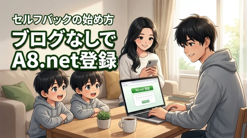 A8.netの登録はブログなしでも可能？手順やセルフバックの魅力を初心者へ