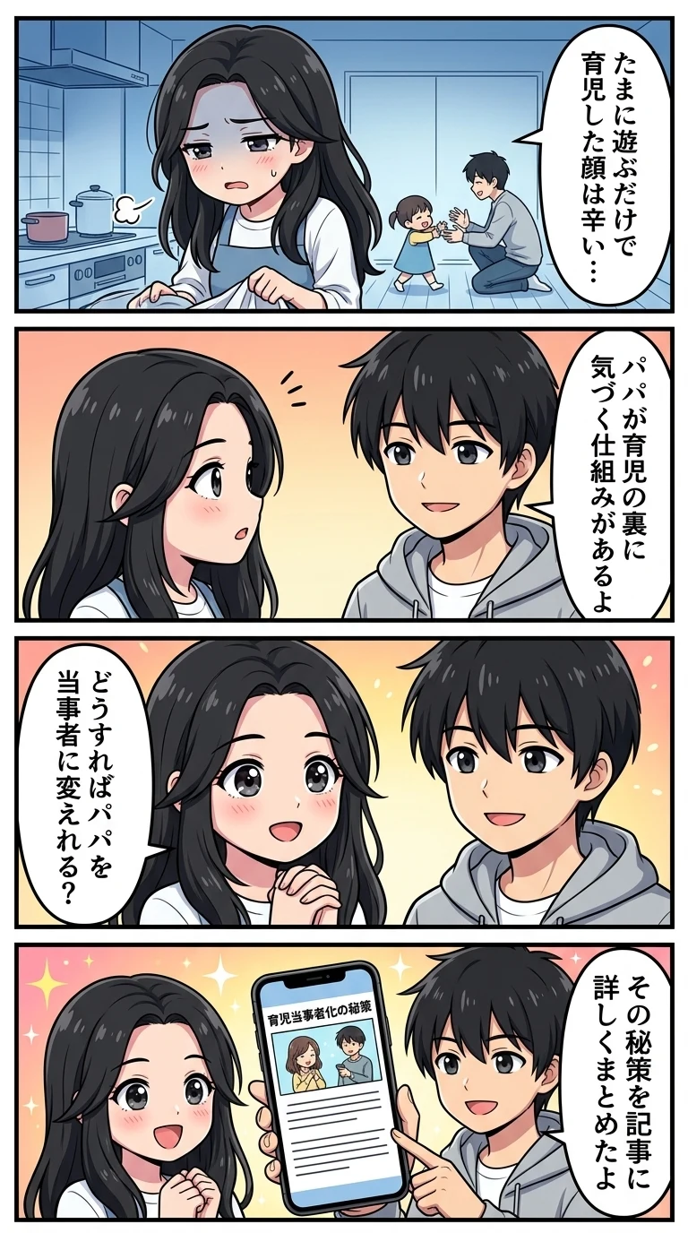 パパ 育児 いいとこ取り