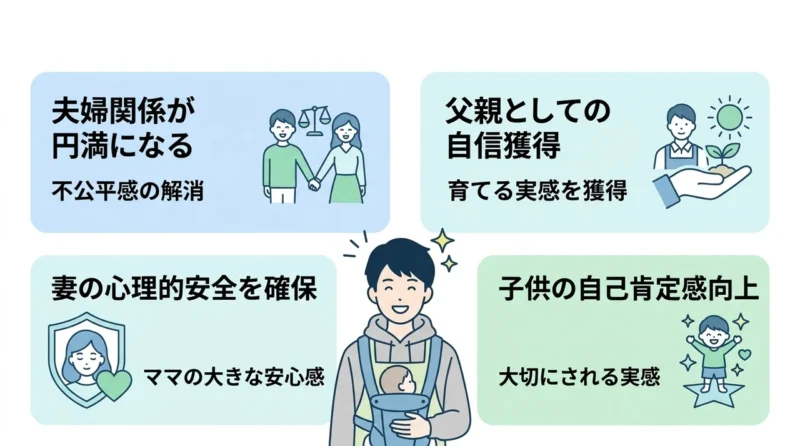 育児レベルを向上させる4つのメリット