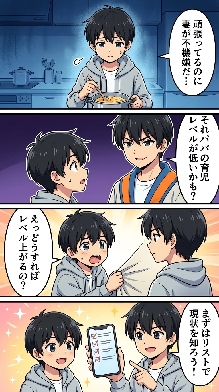パパ 育児 レベル