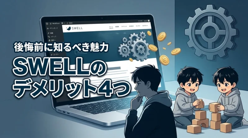 SWELLをワードプレスで使うデメリット4つを暴露！後悔前に知るべき魅力とは
