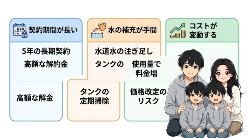 Loccaとトーエルウォーターのデメリット3選