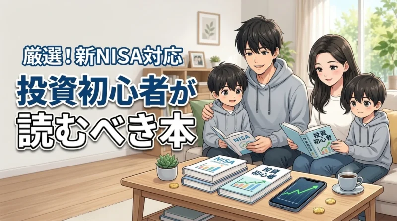 【新NISA対応】投資の初心者がまず読むべき本を厳選！独学で資産形成を始めるコツ