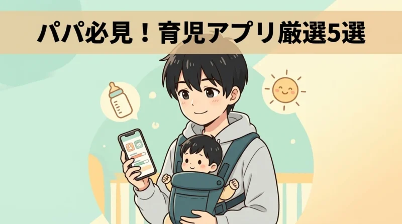 パパにおすすめの育児アプリ5選