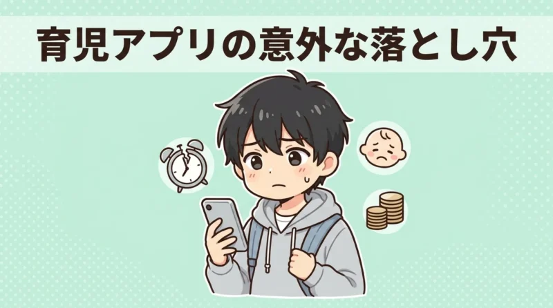 育児アプリを利用する際のデメリット