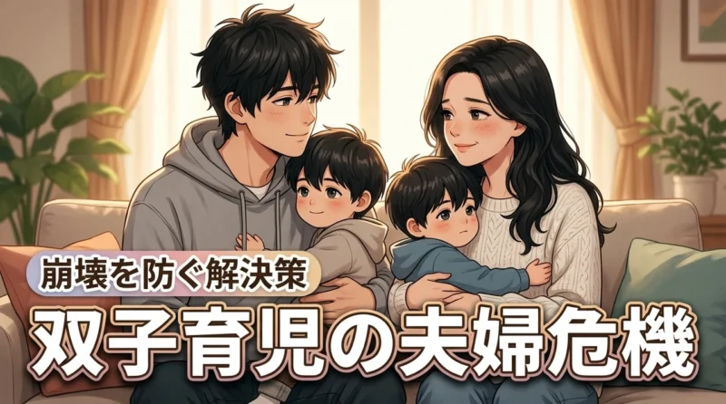【必見】双子育児で夫婦関係が崩壊寸前のあなたへ！辛い時期を乗り越えるコツ
