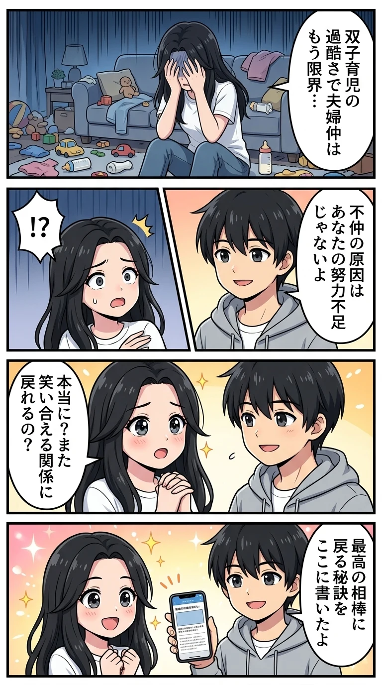 双子育児 夫婦関係