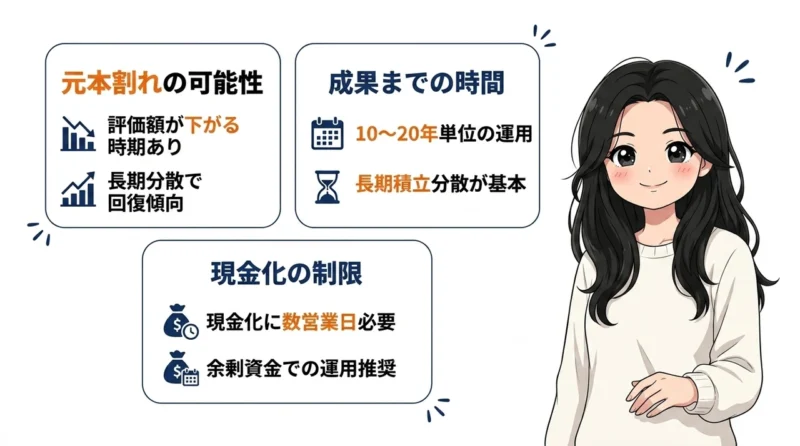 投資を始める前に理解すべきデメリット3つ