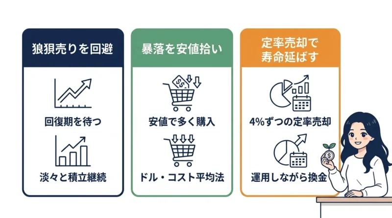 暴落時も慌てないマインドセットと出口戦略