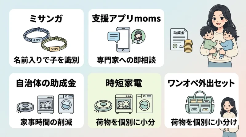 双子育児を楽しく続けるための工夫5選