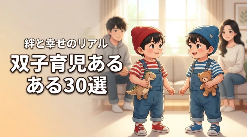 双子あるある30選！不思議な絆や育児の過酷さと幸せすぎる日常のリアルを大公開