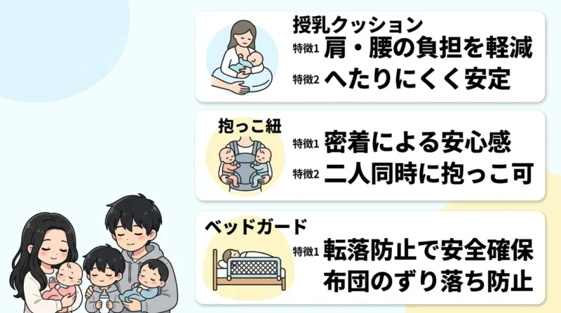 夜泣きを楽にするおすすめ便利グッズ3選