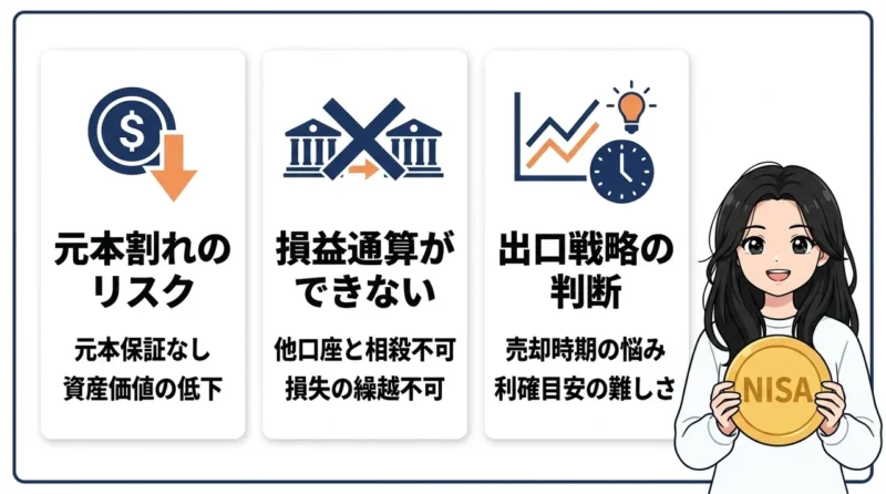 初心者が新nisaを始める際のデメリット3つ