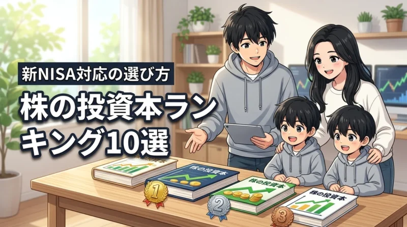 株の投資初心者が読むべき本ランキング10選！新NISA対応の選び方も公開