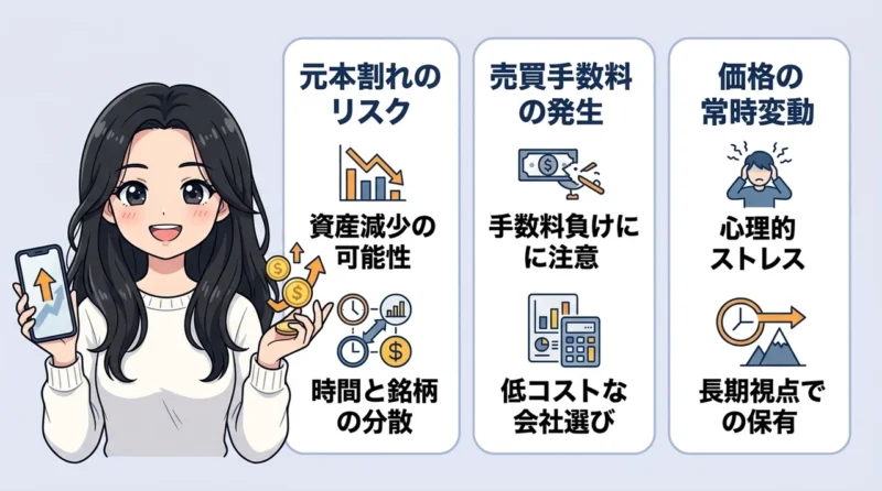 投資初心者が注意すべきデメリット3つ