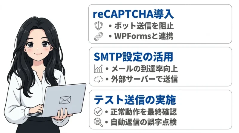 お問い合わせフォームを安全に運用する対策