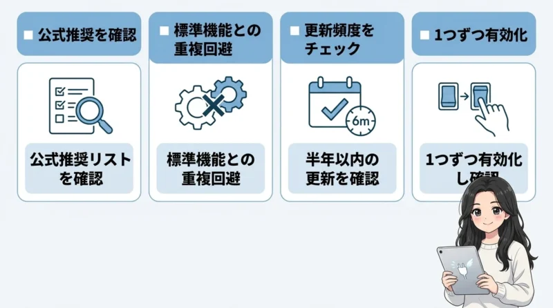 swellで不具合を防ぐプラグインの選定術