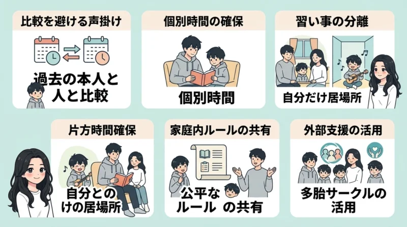 ライバル意識を成長の糧にする親の接し方
