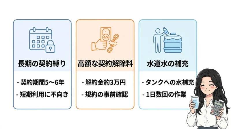 Loccaを契約する前の注意点と3つのデメリット