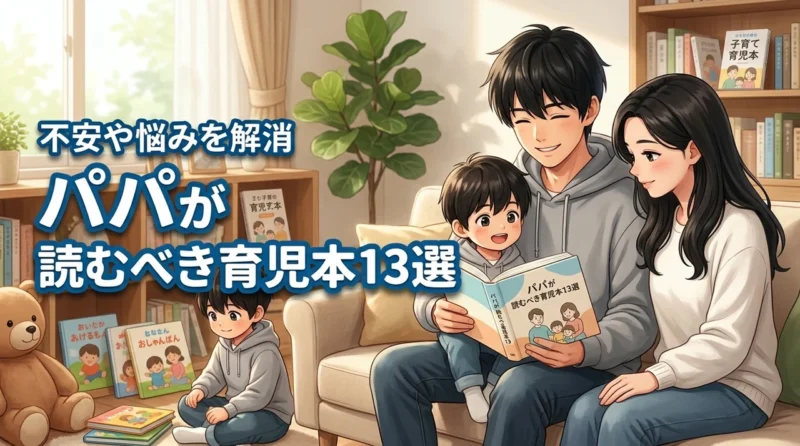 育児本のおすすめはどれ？パパが読むべき厳選13冊で不安や悩みを解消しよう
