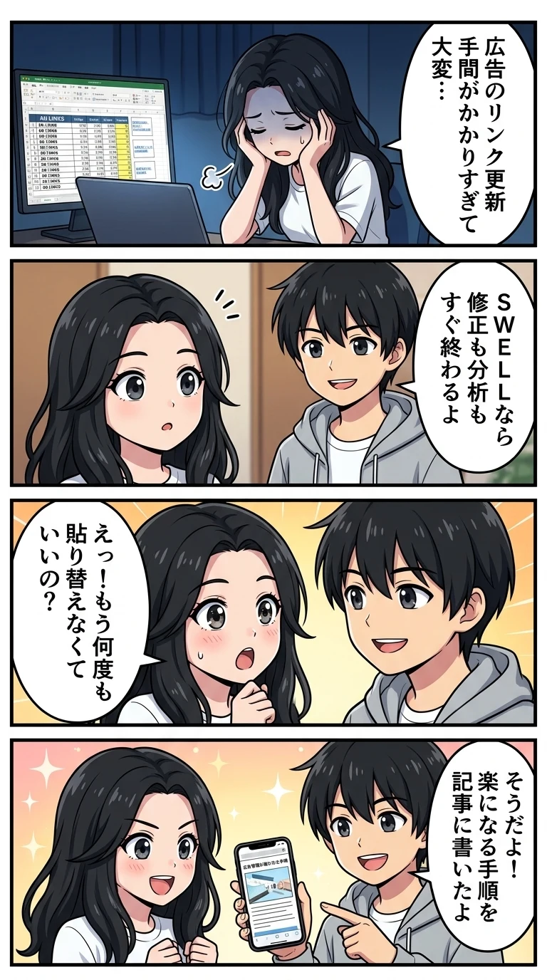 swell 広告タグ 使い方