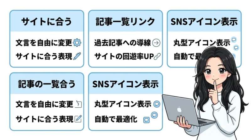 「この記事を書いた人」の表示カスタマイズ