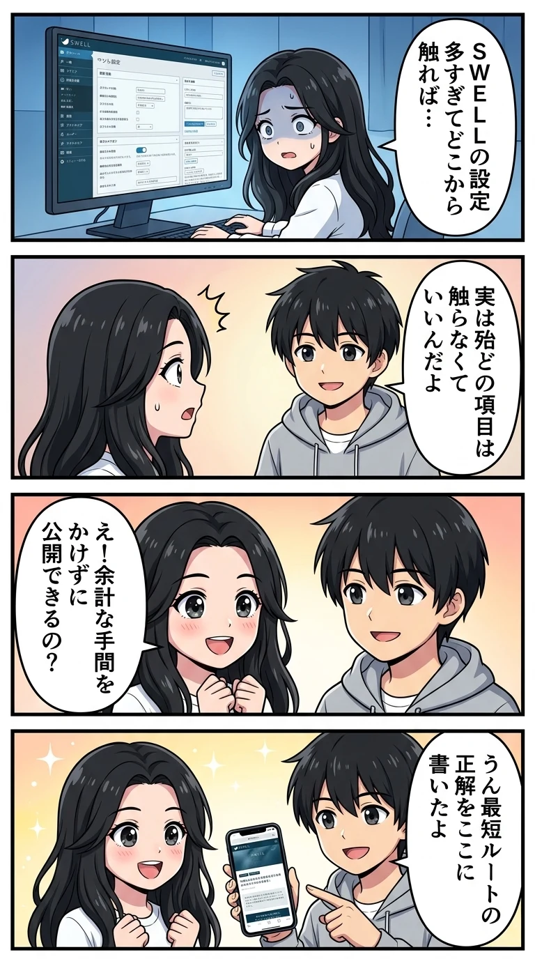 swell 初期設定