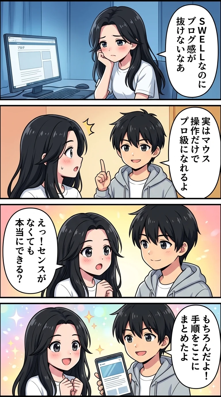 swell トップページ カスタマイズ