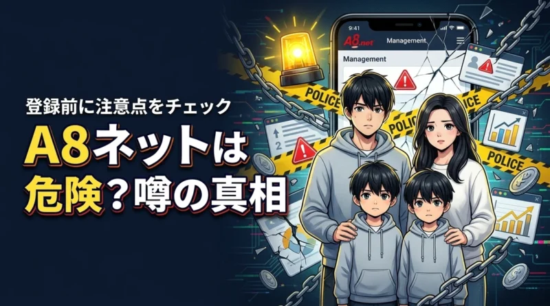 A8ネットに危険性はある？「危ない」という噂の真相と登録前に知るべき注意点